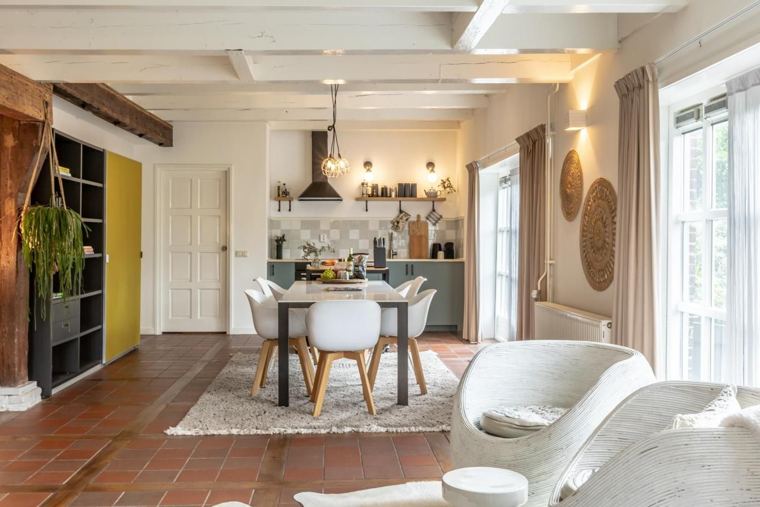 Woonkamer met open keuken